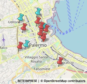 Mappa Via SS. Salvatore, 90134 Palermo PA, Italia (1.73417)