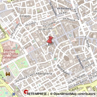 Mappa Via SS. Salvatore, 16, 90134 Palermo, Palermo (Sicilia)