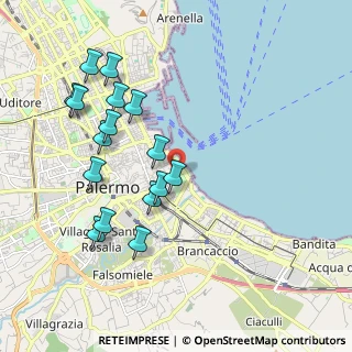 Mappa Piazzetta Porta Reale, 90133 Palermo PA, Italia (2.26625)