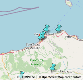 Mappa Via Nazionale, 98071 Capo d'Orlando ME, Italia (39.03706)