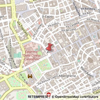 Mappa Via Matteo Bonello, 2, 90134 Palermo, Palermo (Sicilia)