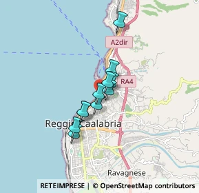 Mappa 89125 Reggio di Calabria RC, Italia (1.21091)