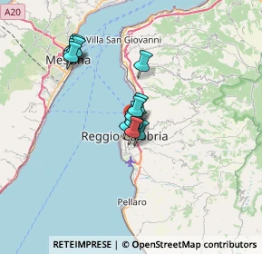 Mappa 89125 Reggio di Calabria RC, Italia (5.38857)