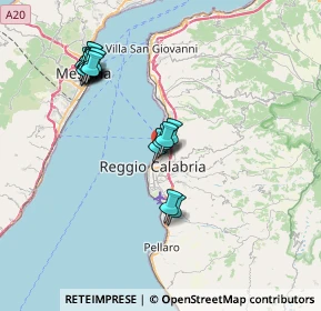 Mappa 89125 Reggio di Calabria RC, Italia (8.55389)