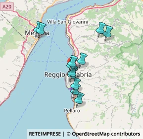 Mappa 89125 Reggio di Calabria RC, Italia (6.26667)