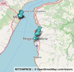 Mappa 89125 Reggio di Calabria RC, Italia (6.99455)