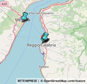 Mappa 89125 Reggio di Calabria RC, Italia (4.44455)