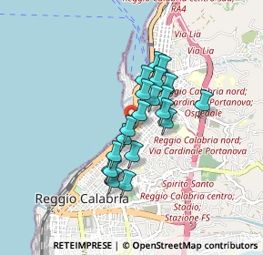 Mappa 89125 Reggio di Calabria RC, Italia (0.685)