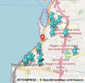 Mappa 89125 Reggio di Calabria RC, Italia (1.0975)