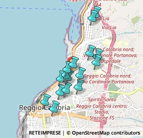 Mappa 89125 Reggio di Calabria RC, Italia (0.83625)