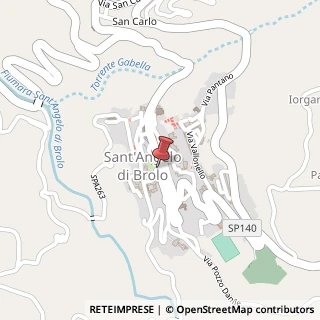 Mappa Via Luigi Cadorna, 18, 98060 Sant'Angelo di Brolo, Messina (Sicilia)