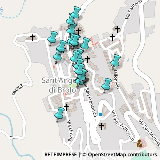 Mappa Via dei Tre Senatori, 98060 Sant'Angelo di Brolo ME, Italia (0.084)