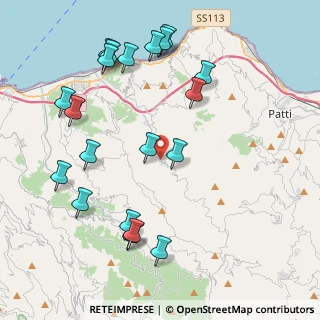 Mappa Via dei Tre Senatori, 98060 Sant'Angelo di Brolo ME, Italia (5.2925)