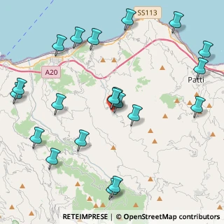 Mappa Via dei Tre Senatori, 98060 Sant'Angelo di Brolo ME, Italia (5.826)
