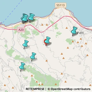 Mappa Via dei Tre Senatori, 98060 Sant'Angelo di Brolo ME, Italia (5.6175)