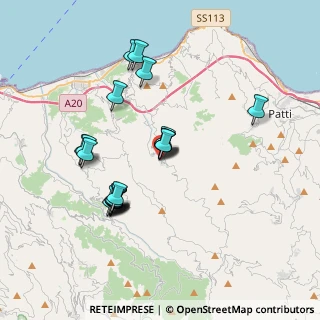 Mappa Via dei Tre Senatori, 98060 Sant'Angelo di Brolo ME, Italia (3.8115)