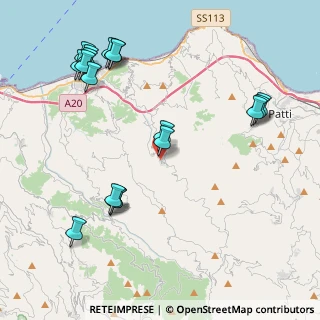 Mappa Via dei Tre Senatori, 98060 Sant'Angelo di Brolo ME, Italia (5.47944)