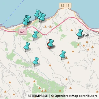 Mappa Via dei Tre Senatori, 98060 Sant'Angelo di Brolo ME, Italia (4.788)