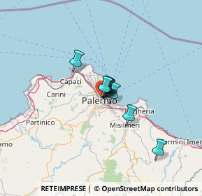 Mappa Via Ugo Antonio Amico, 90134 Palermo PA, Italia (17.23545)
