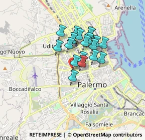 Mappa Padiglione, 90138 Palermo PA, Italia (1.333)