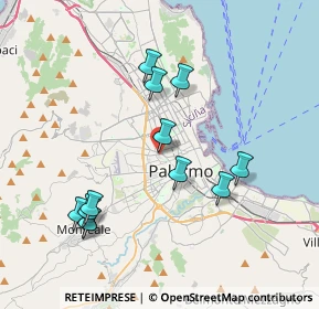 Mappa Padiglione, 90138 Palermo PA, Italia (4.25833)