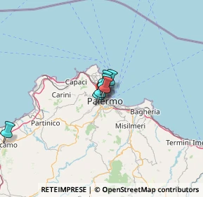 Mappa Padiglione, 90138 Palermo PA, Italia (33.14091)