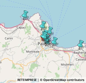 Mappa Padiglione, 90138 Palermo PA, Italia (4.08727)