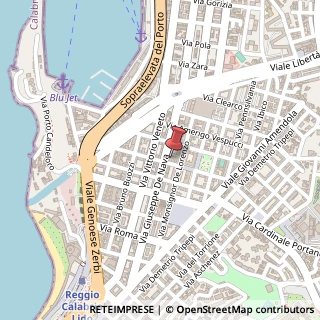 Mappa Via Mattia Preti, 7, 89123 Reggio di Calabria, Reggio di Calabria (Calabria)