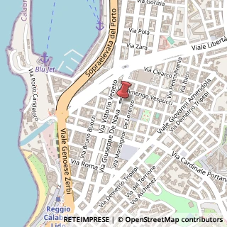 Mappa Via Giuseppe De Nava, 4, 89100 Reggio di Calabria, Reggio di Calabria (Calabria)