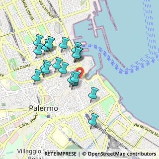 Mappa Via Giovanni Meli, 90133 Palermo PA, Italia (0.9245)