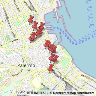 Mappa Via Giovanni Meli, 90133 Palermo PA, Italia (0.81)