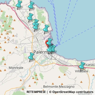 Mappa Piazza Cassarelli, 90133 Palermo PA, Italia (4.70273)