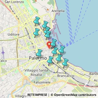 Mappa Piazza Cassarelli, 90133 Palermo PA, Italia (1.49)