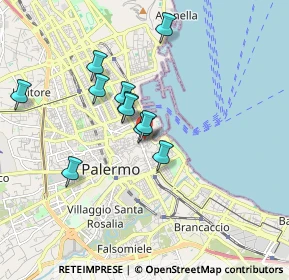 Mappa Vicolo della Guardiola, 90133 Palermo PA, Italia (1.63364)