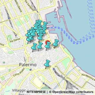 Mappa Vicolo della Guardiola, 90133 Palermo PA, Italia (0.8115)
