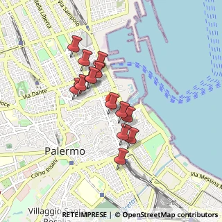 Mappa Vicolo della Guardiola, 90133 Palermo PA, Italia (0.78143)