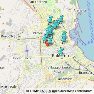Mappa Via Polito, 90135 Palermo PA, Italia (1.42154)