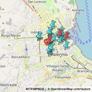 Mappa Via Polito, 90135 Palermo PA, Italia (1.178)
