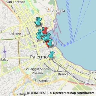 Mappa Food Hall, 90133 Palermo PA, Italia (1.27)