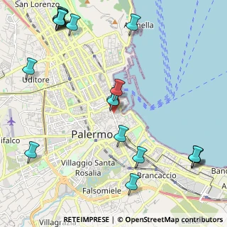 Mappa Food Hall, 90133 Palermo PA, Italia (3.22895)