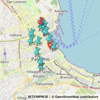 Mappa Food Hall, 90133 Palermo PA, Italia (1.69429)
