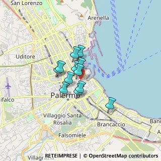 Mappa Food Hall, 90133 Palermo PA, Italia (1.12583)