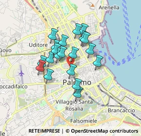 Mappa 90138 Palermo PA, Italia (1.438)