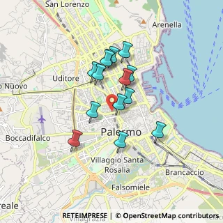 Mappa 90138 Palermo PA, Italia (1.49857)