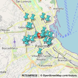 Mappa 90138 Palermo PA, Italia (1.478)