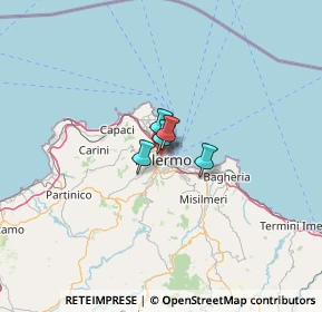 Mappa 90138 Palermo PA, Italia (42.65)
