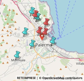 Mappa 90138 Palermo PA, Italia (3.53455)