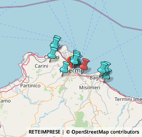 Mappa 90138 Palermo PA, Italia (8.35833)