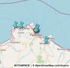 Mappa Via Giuseppe Whitaker, 90138 Palermo PA, Italia (53.516)