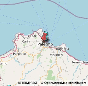 Mappa Via Giuseppe Whitaker, 90138 Palermo PA, Italia (22.578)